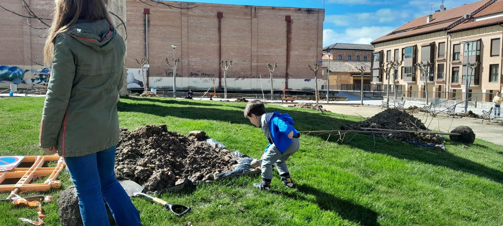 GALERÍA | 40 niños de Toro conmemoran el Día del Árbol con la plantación de otros tantos ejemplares