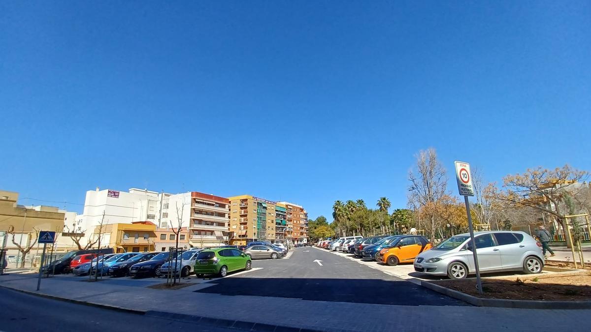 Nuevo parking de Alborgí