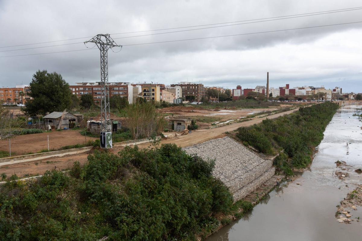 El barranc de Poio entre Catarroja i Massanassa