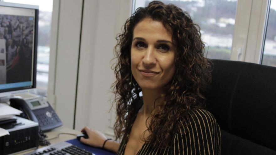 A xornalista e profesora María Obelleiro.