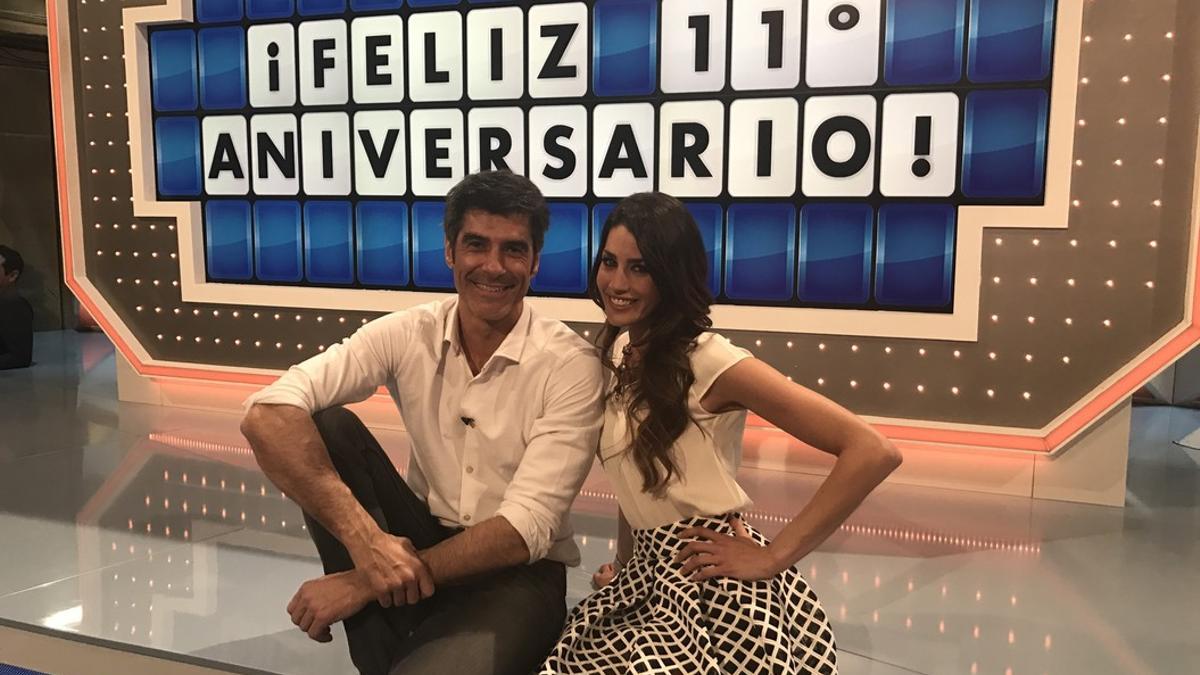 television programa concurso la ruleta de la suerte laura moure jorge fernandez  20170417