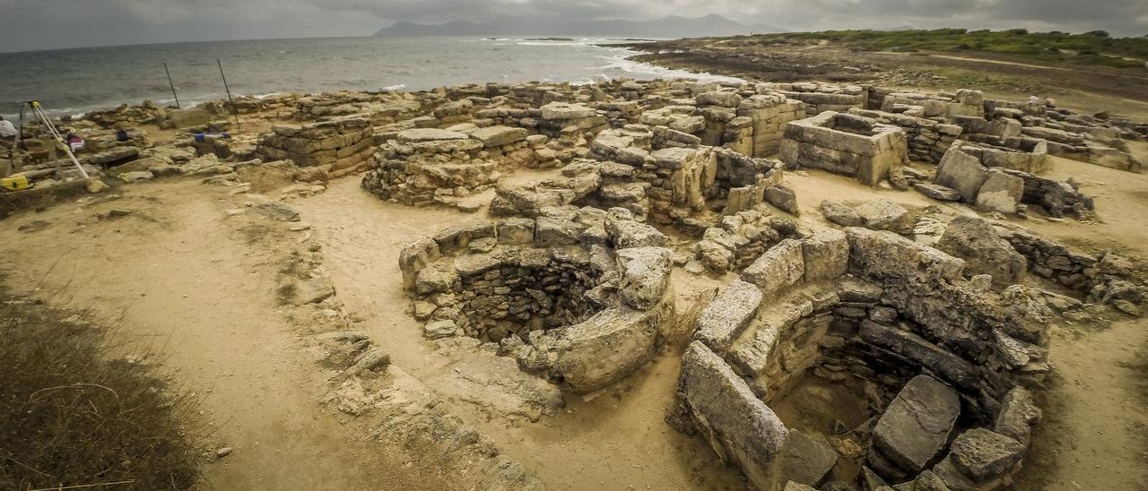 Una imagen de la necrópolis de Son Real, en el municipio de Santa Margalida.