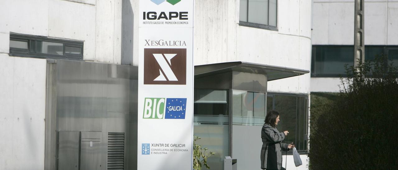 EDIFICIO DEL INSTITUTO GALLEGO DE PROMOCION ECONOMICA ( IGAPE ) EN SANTIAGO DE COMPOSTELA.