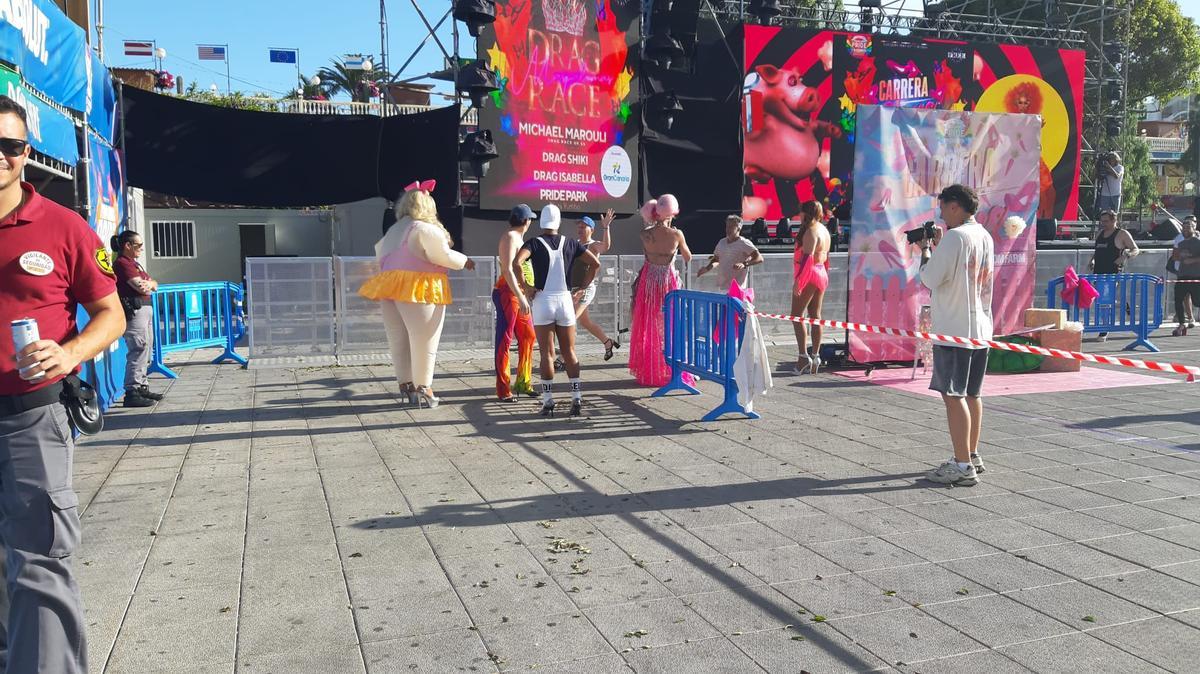 Carrera de tacones en el Pride Maspalomas 2024