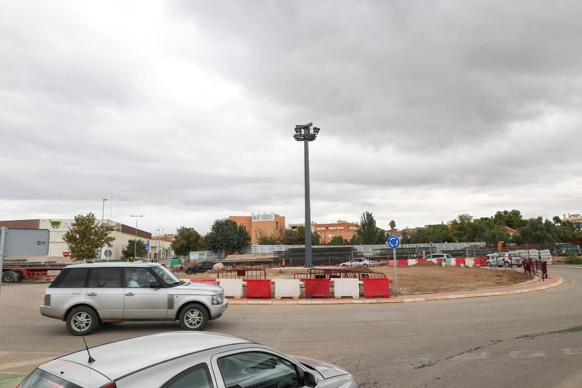 Estado actual de la rotonda del Felipe VI.