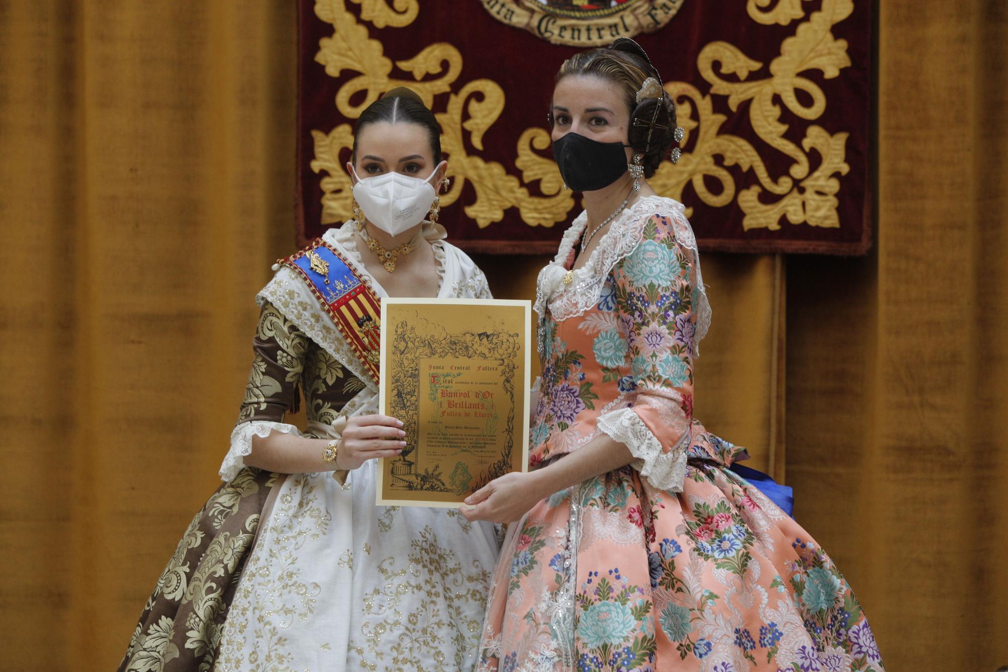 Las dos sesiones de homenaje de "brillants" en las fallas de Jesús