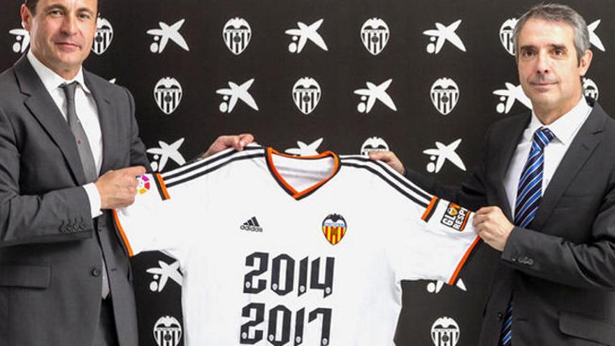 El Valencia CF ficha a CaixaBank