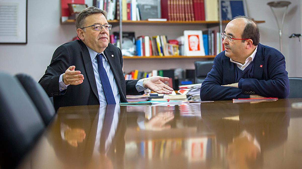 Puig e Iceta piden abrir ya el ’melón’ de la reforma constitucional.