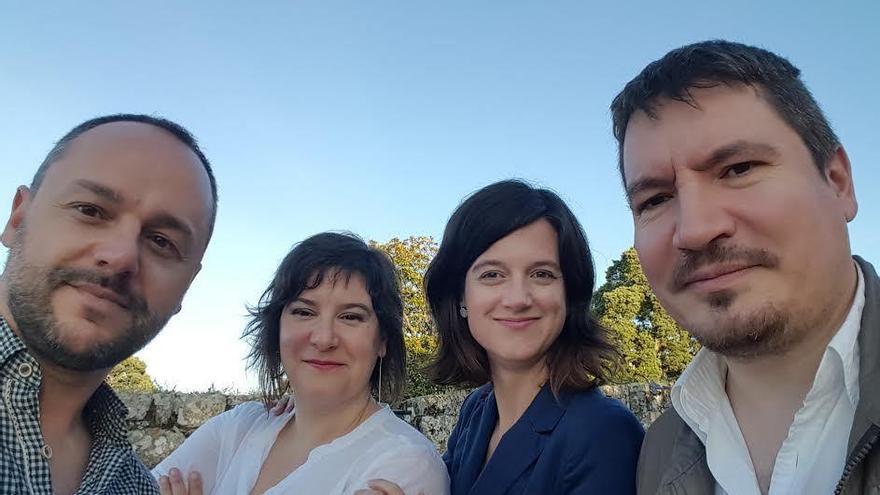 Mario Peris, Isabel Figueroa, Marta Sancho y Javier Escobar.