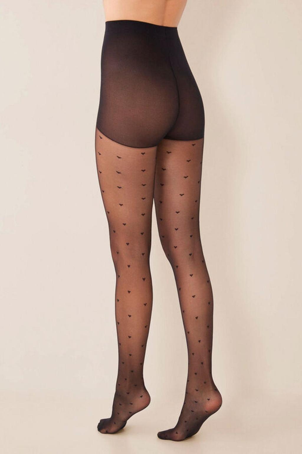 Medias bordado corazones de Women' Secret (precio: 8,99 euros)