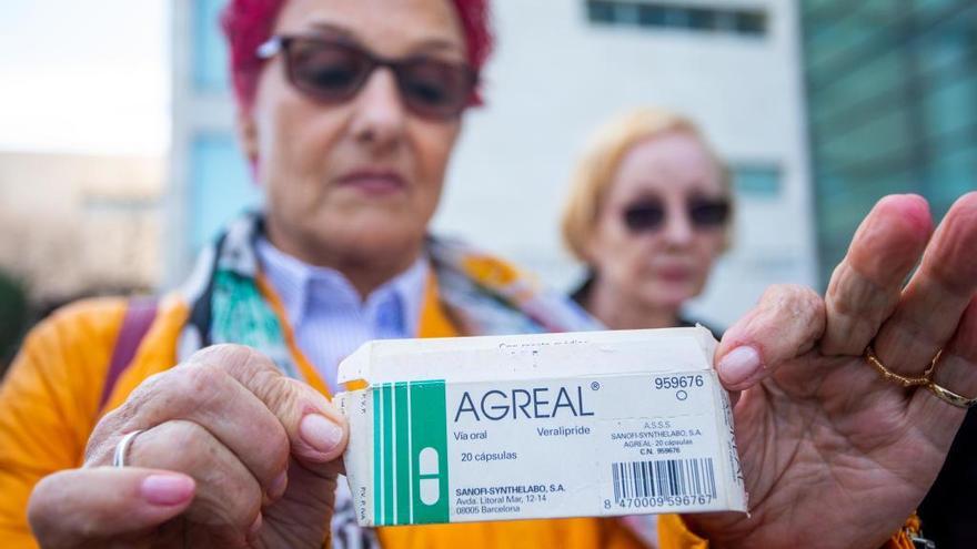 Una afectada durante el juicio en València.