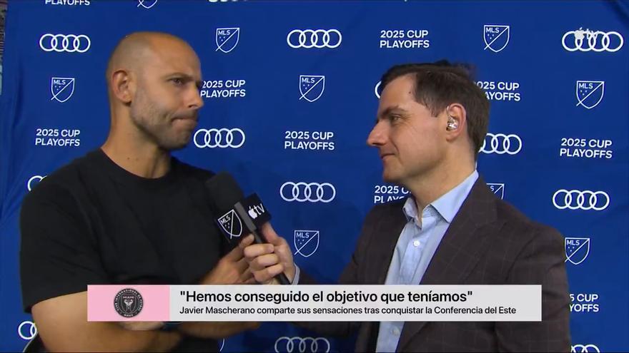 Mascherano tras clasificarse para la final de la MLS Cup: "Muy merecido por lo que ha hecho el equipo durante toda la temporada"