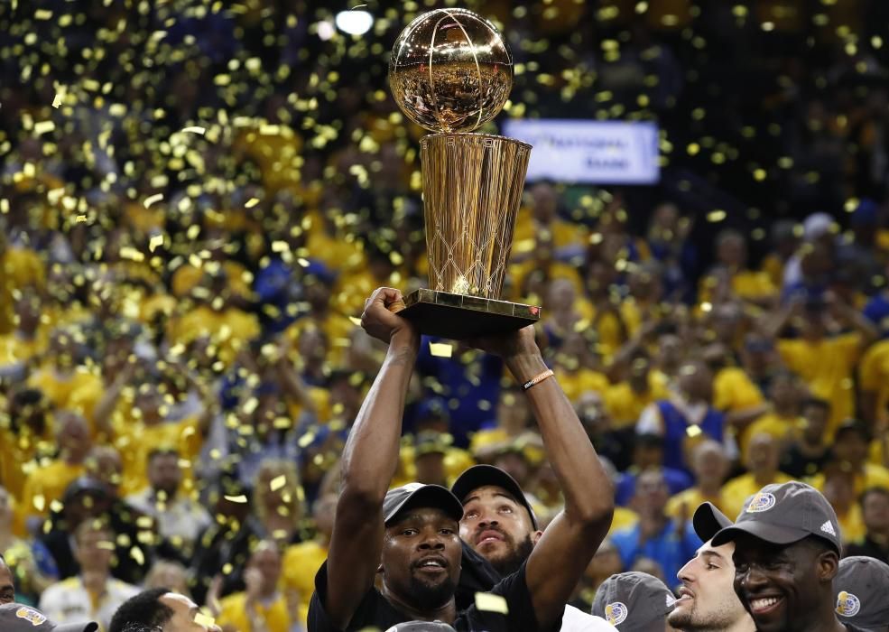 Los Warriors de Kevin Durant, campeones de la NBA