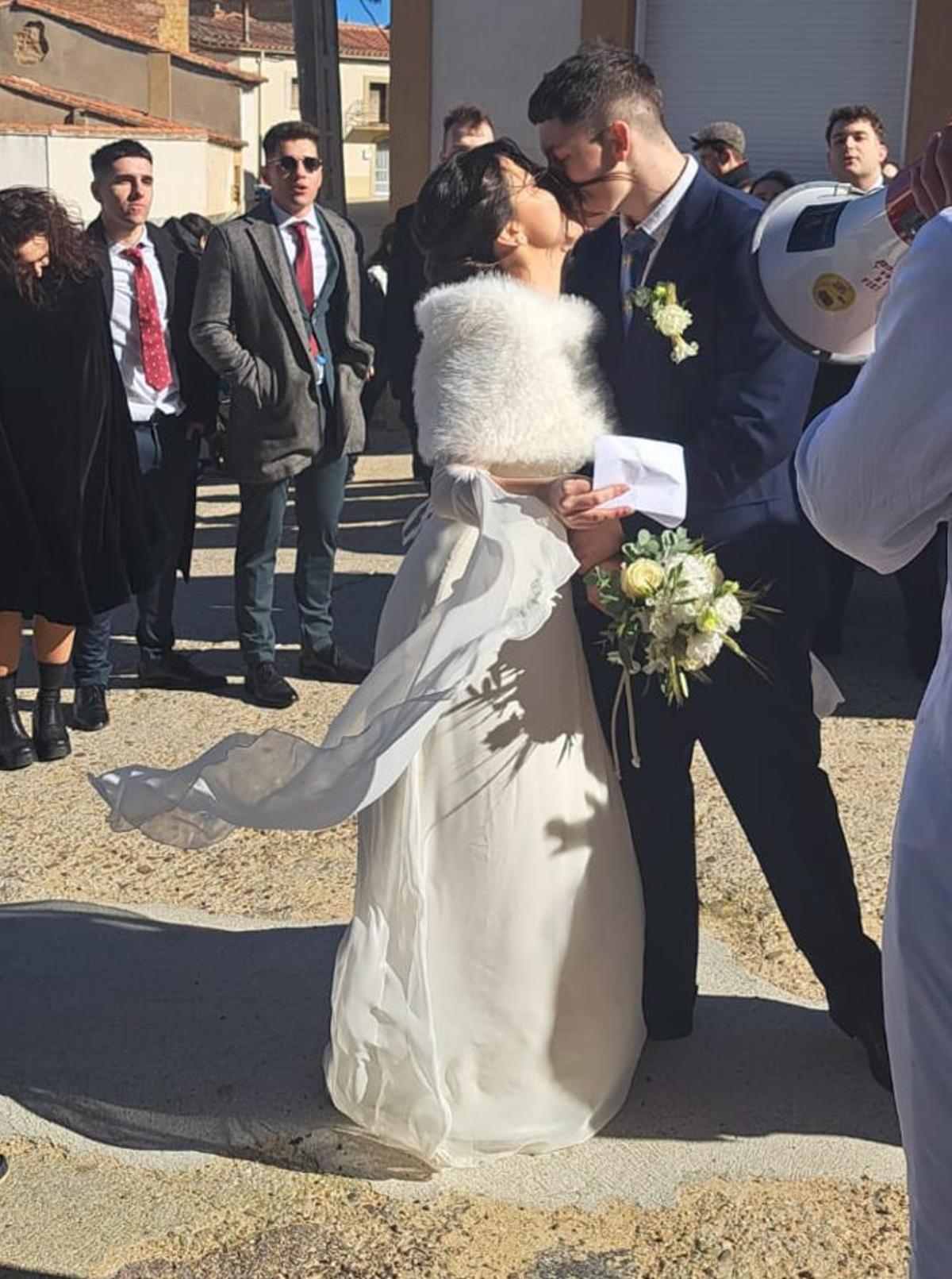 Al altar por carnaval en Sanzoles