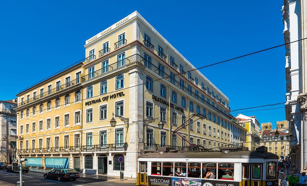 Fachada del hotel de Cristiano Ronaldo en Lisboa