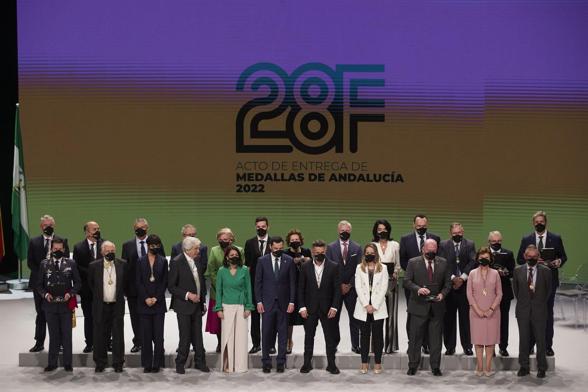 Acto de entrega de las Medallas de Andalucía y del título de Hijo Predilecto