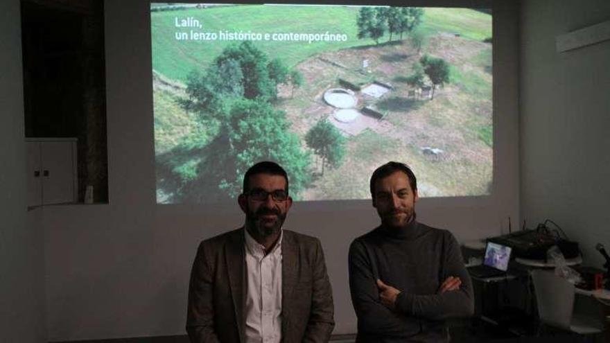 Francisco Vilariño y Emilio Fernández, ayer, en la presentación.