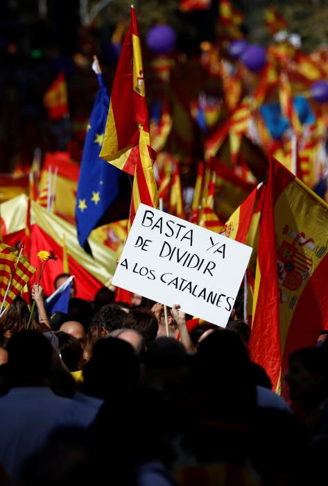 Manifestación en Barcelona por la unidad de España