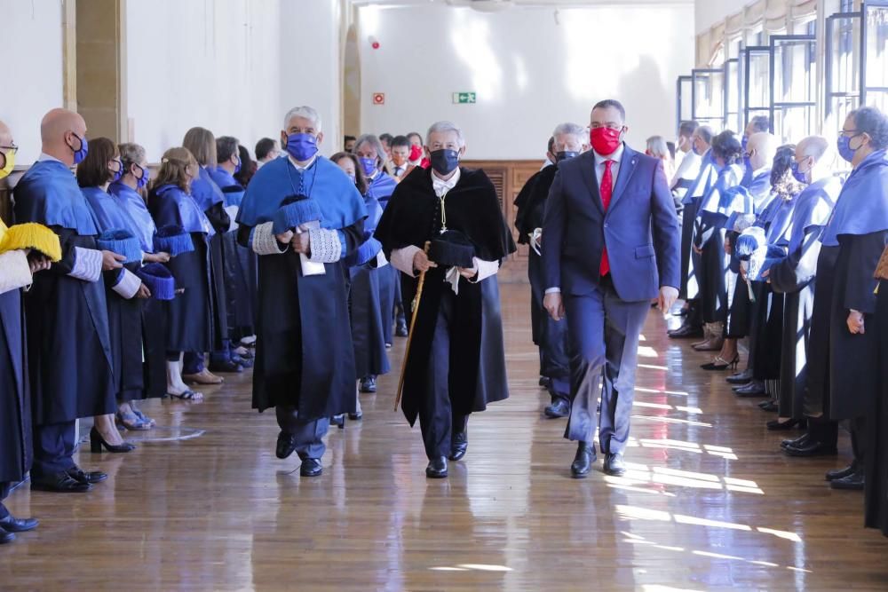 Acto de inauguración del nuevo curso académico en la Universidad de Oviedo