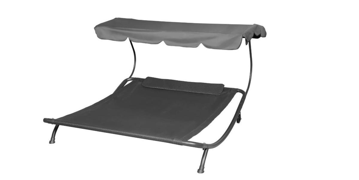 Mañana se esperan colas kilométricas en Lidl para conseguir la tumbona de 2 plazas para terraza más barata del mercado: con parasol ajustable para conseguir sombra y cojín