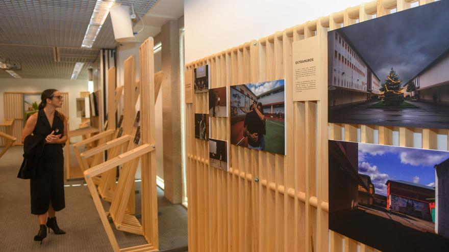 Exposición en la Barrié sobre el centro penitenciario de Teixeiro