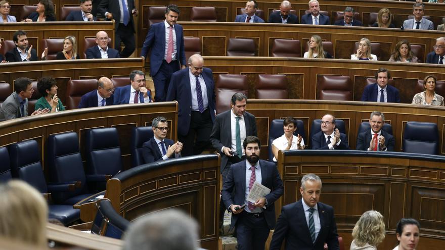 Vox abandona el Congrés en protesta per l'ús del català, el basc i el gallec