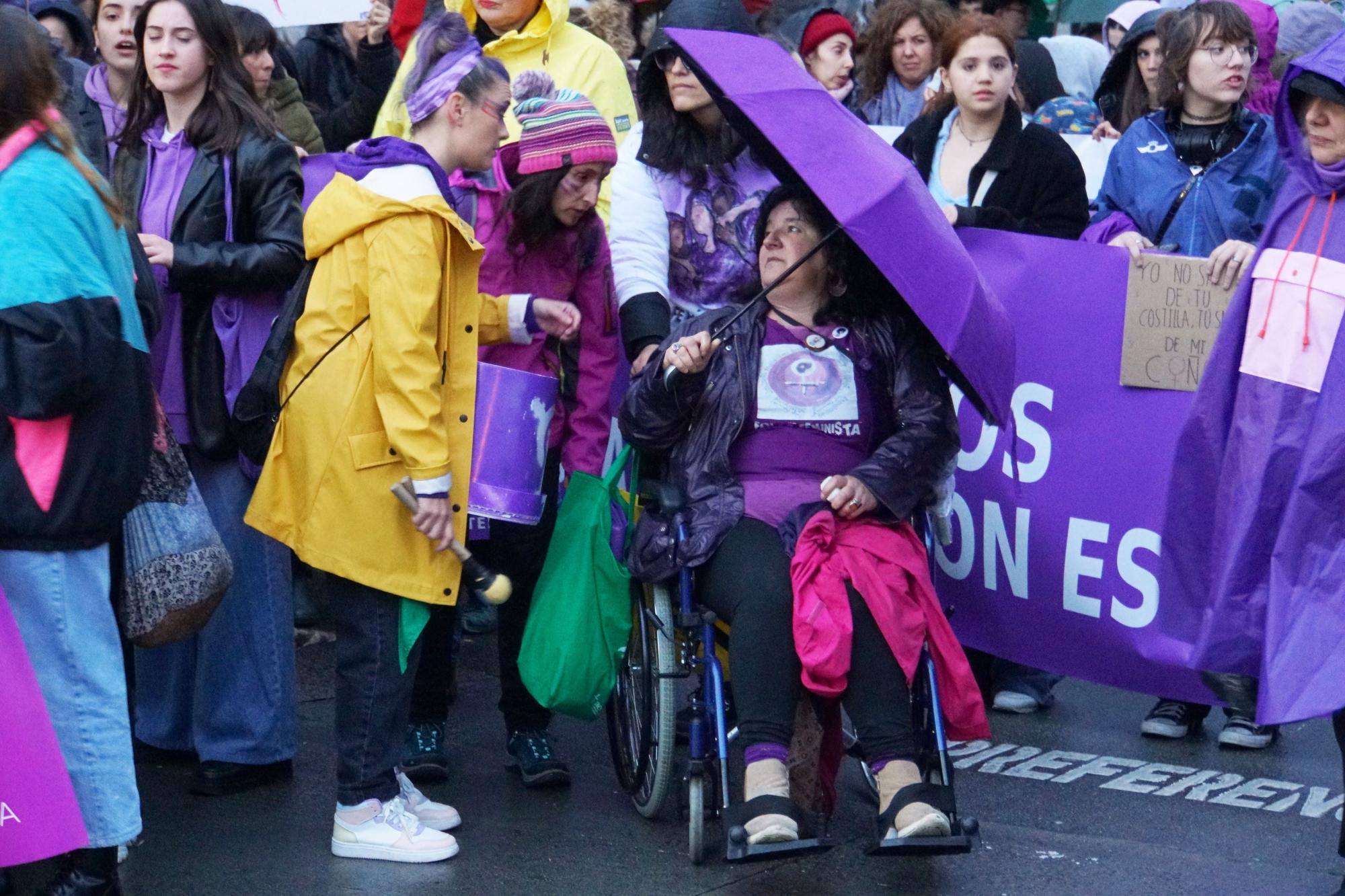 Manifestaciones 8M en Santiago de Compostela