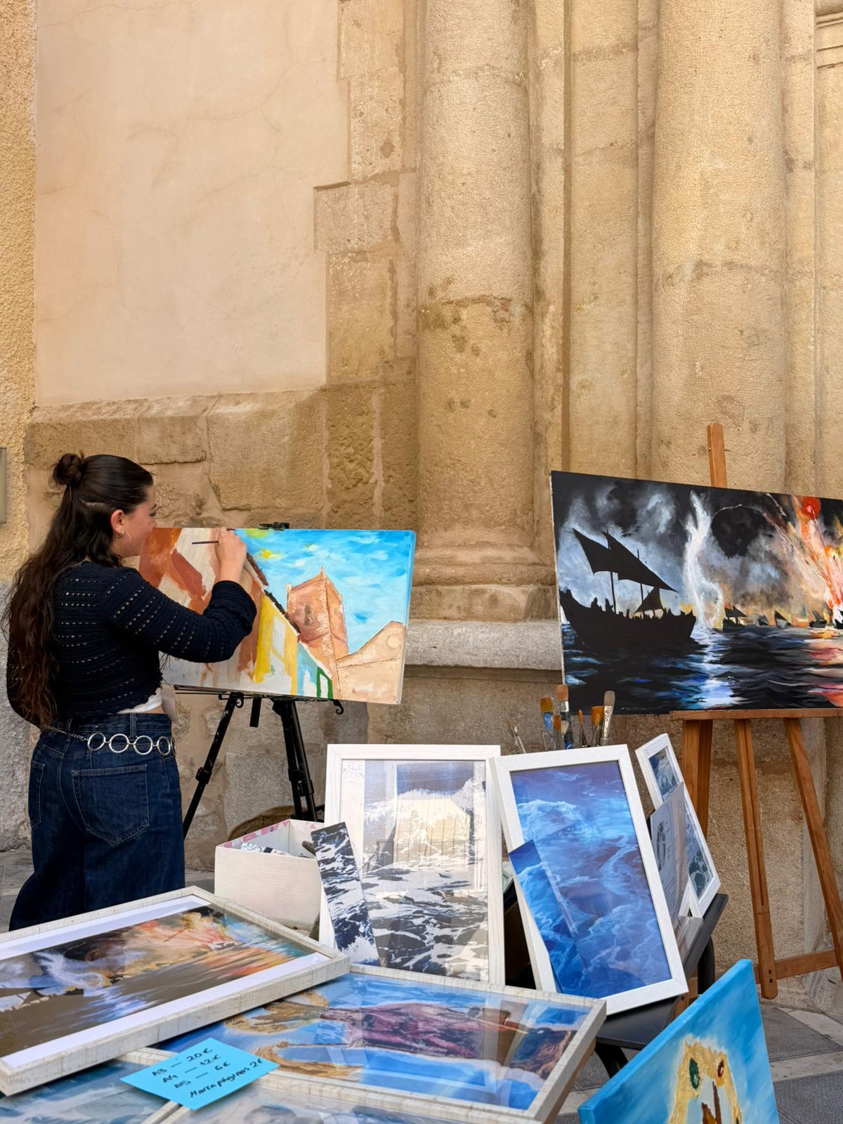 El encuentro artístico “Arte al Aire Libre” de La Vila, en imágenes