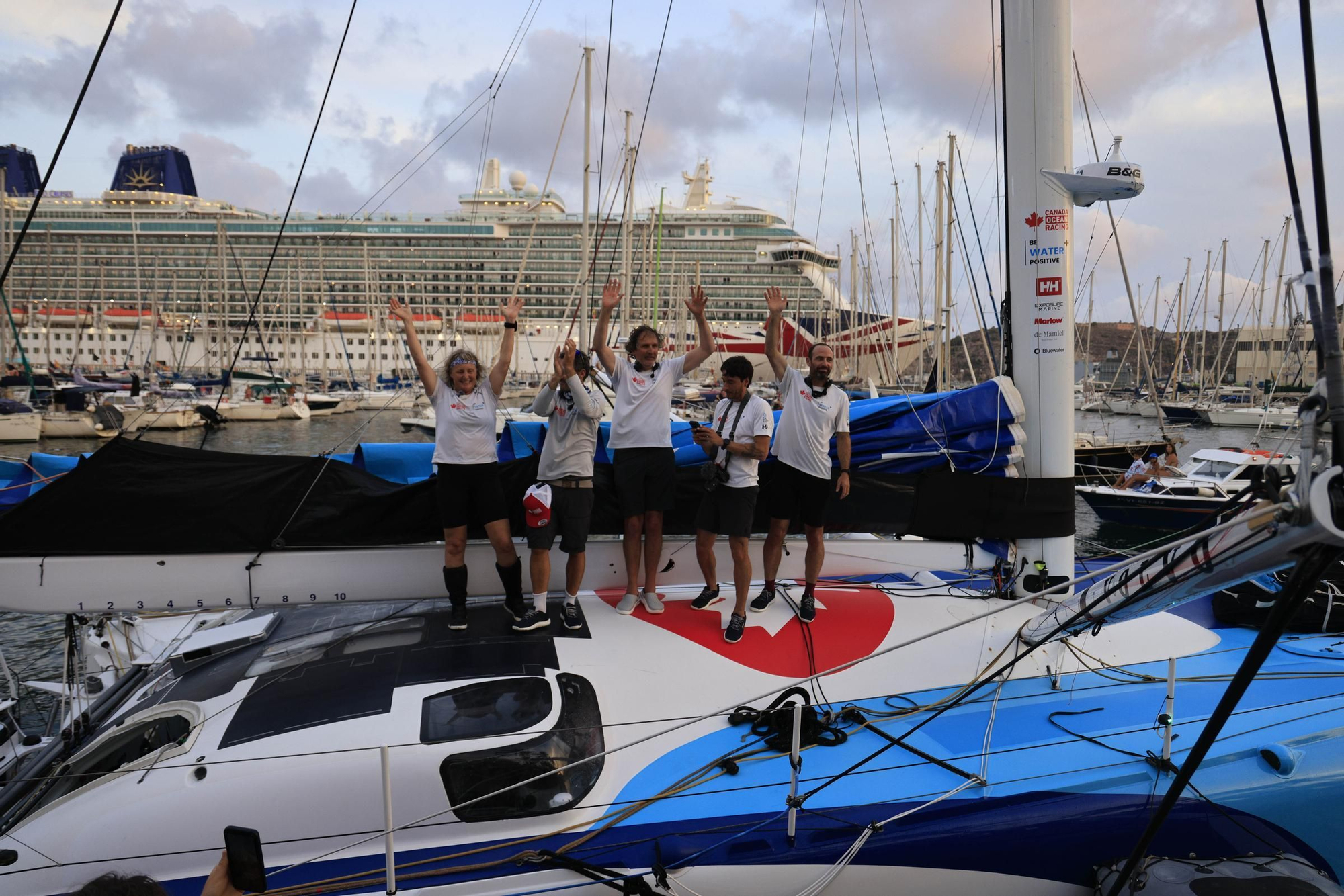 El ambiente de The Ocean Race en Cartagena