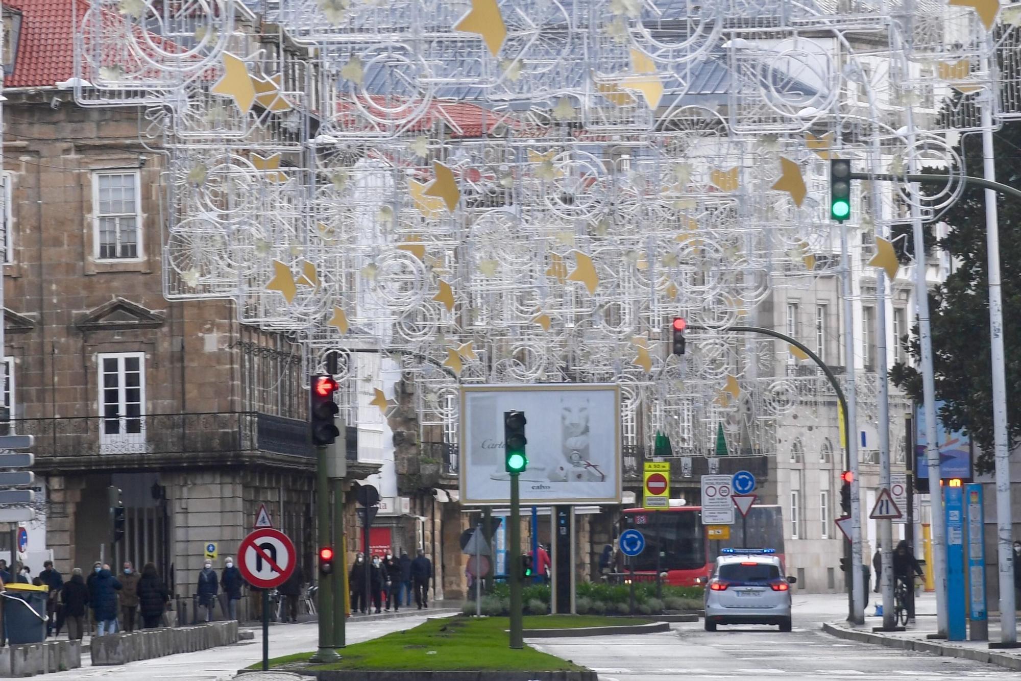 Las calles de A Coruña reciben un Año Nuevo Diferente