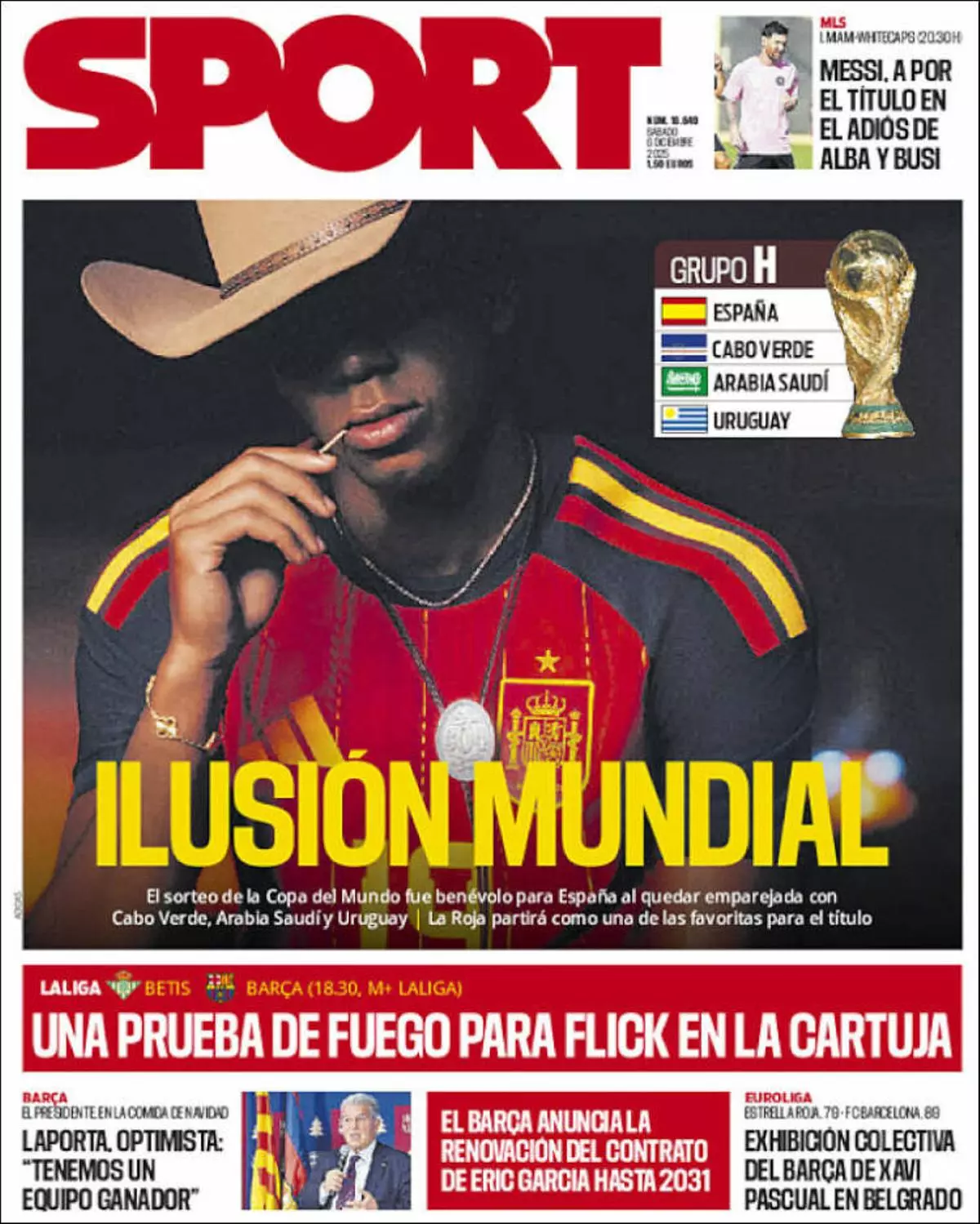 Las portadas de la prensa deportiva de hoy
