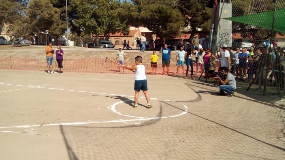 Concurso de lanzamiento de azaón en Jumilla