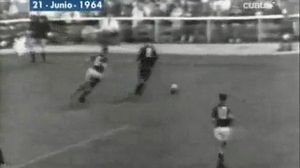 Resum de la final de l’Eurocopa del 1964, en què Pereda va centrar en la jugada del gol de Marcelino. Espanya va guanyar Rússia per 2-1.