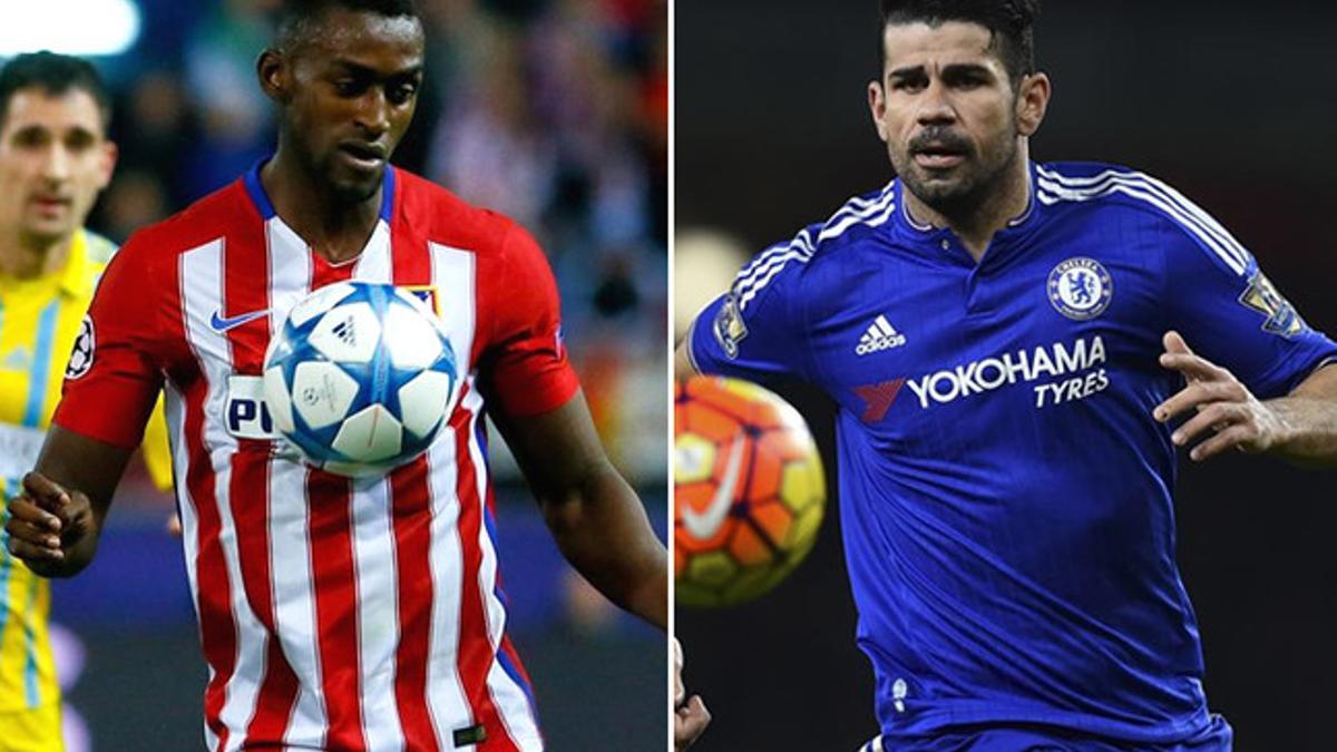 Jackson Martínez y Diego Costa, protagonistas del mercado de Atlético y Chelsea