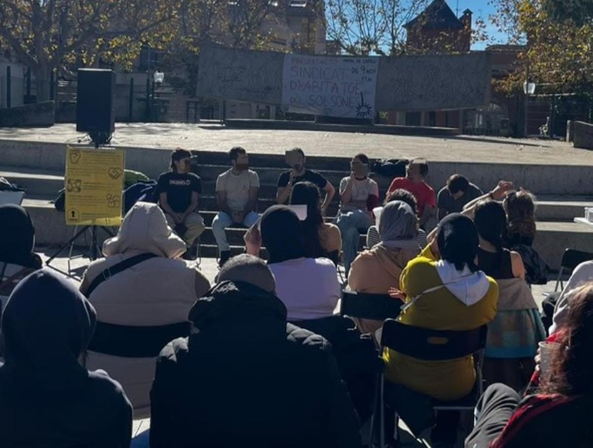Una assemblea del Sindicat de l'Habitatge del Solsonès
