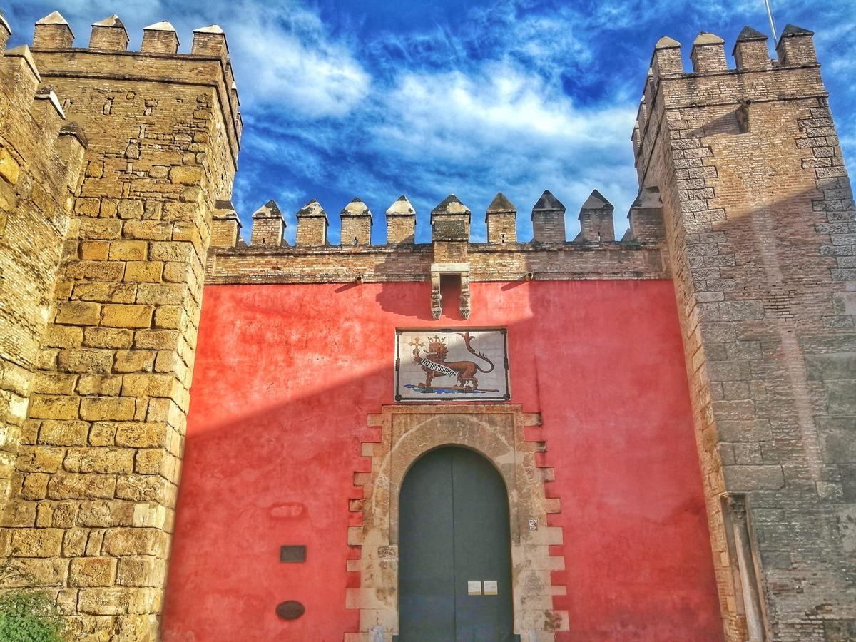 Puerta del León en el Real Alcázar de Sevilla