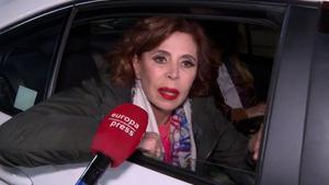 Agatha Ruíz de la Prada sale de los estudios de televisión tras su primer día como colaboradora de TardeAr