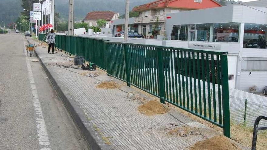 Los trabajos de instalación se están desarrollando estos días. // FdV