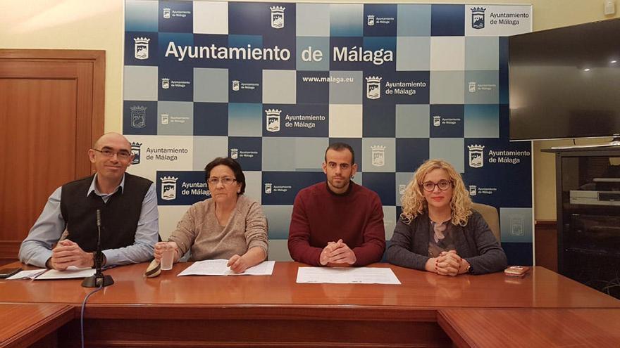 Margarita Toledo junto a Eduardo Zorrilla y Remedios Ramos y el diputado Miguel Ángel Bustamante.