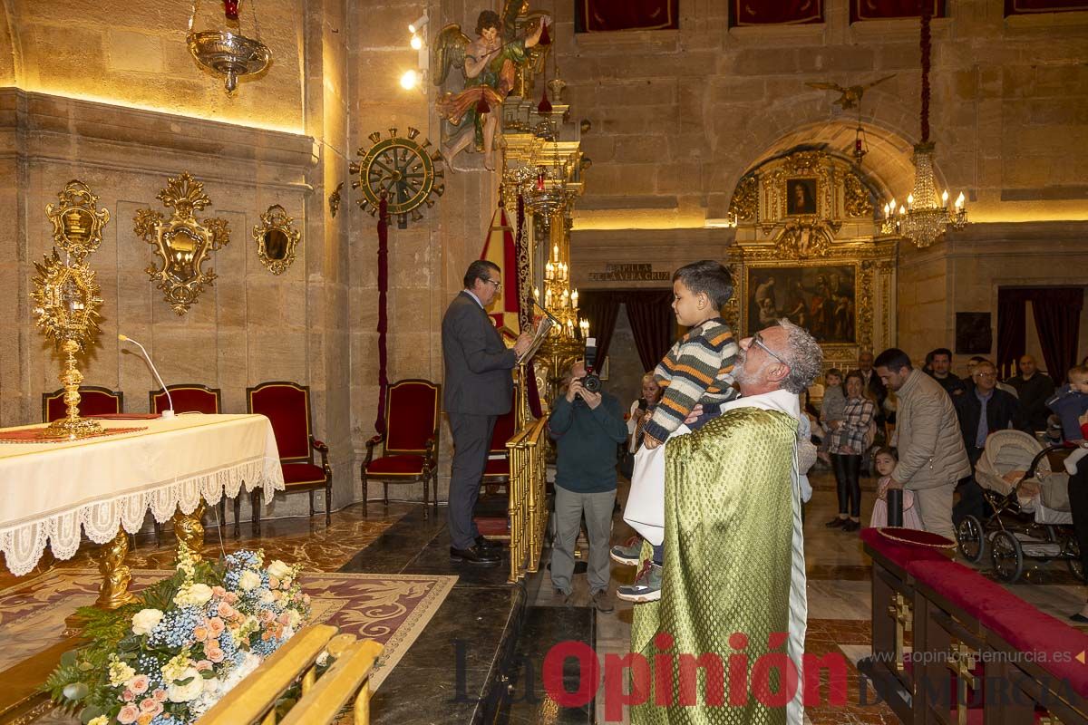 Presentación a la Vera Cruz de Caravaca de los niños nacidos en 2023