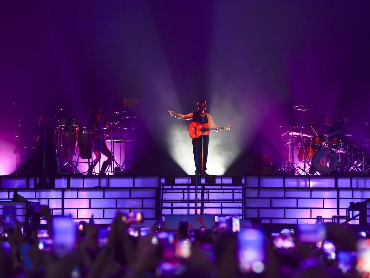 Concierto de Alejandro Sanz en el Muelle de Batería de A Coruña