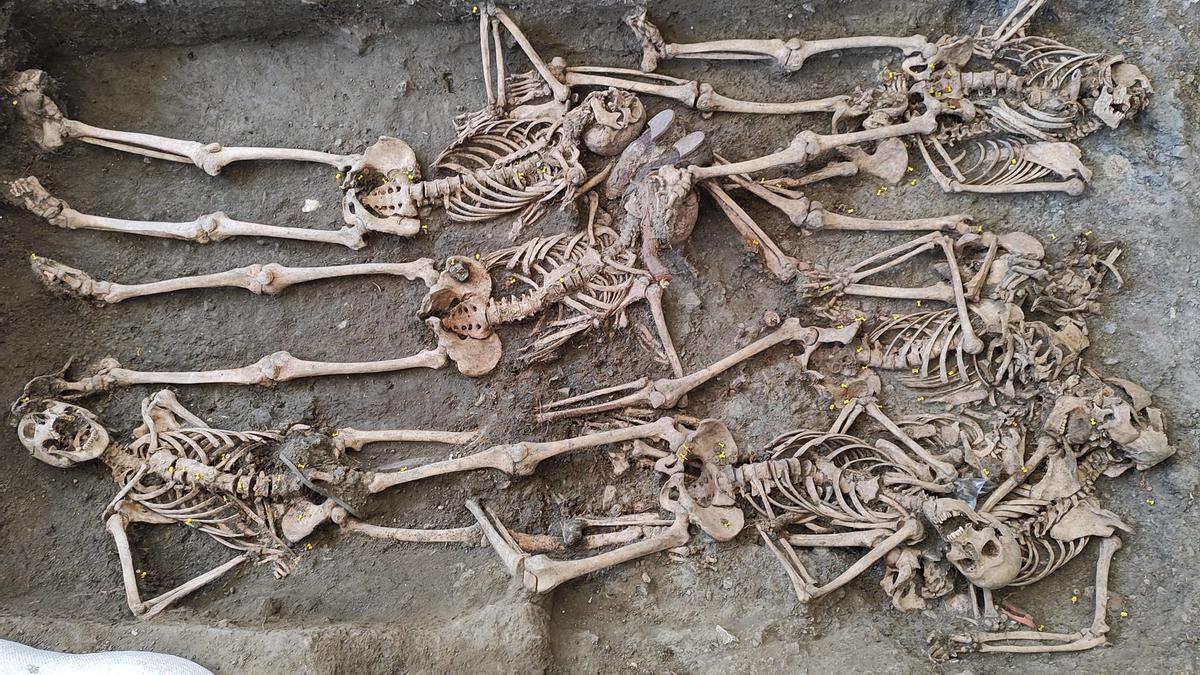 Exhuman en Víznar los restos de personas ejecutadas de disparos en la cabeza