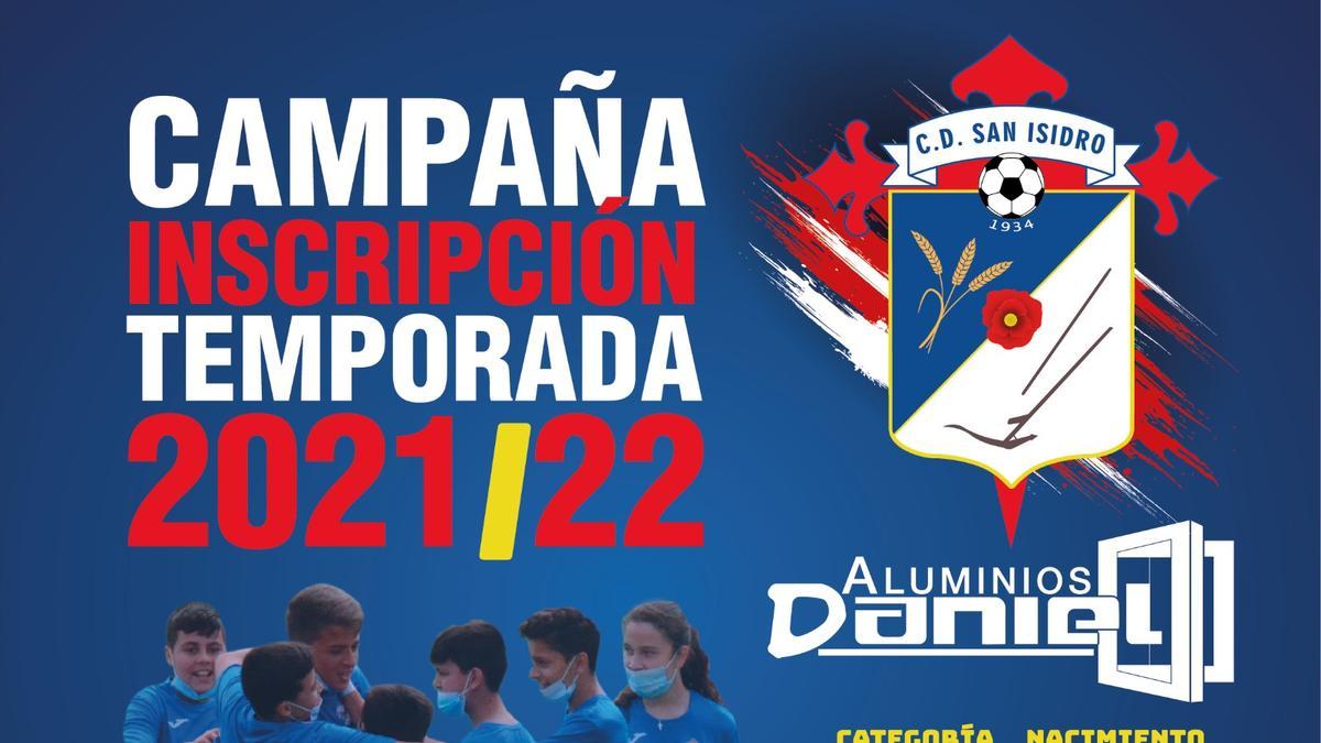 Cartel Campaña Inscripción C.D. San Isidro.