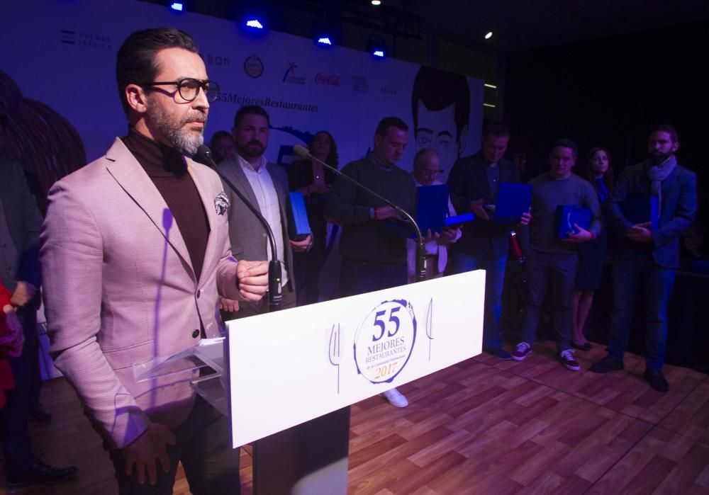 Gala de presentación de la guía de los 55 mejores restaurantes de la C. Valenciana