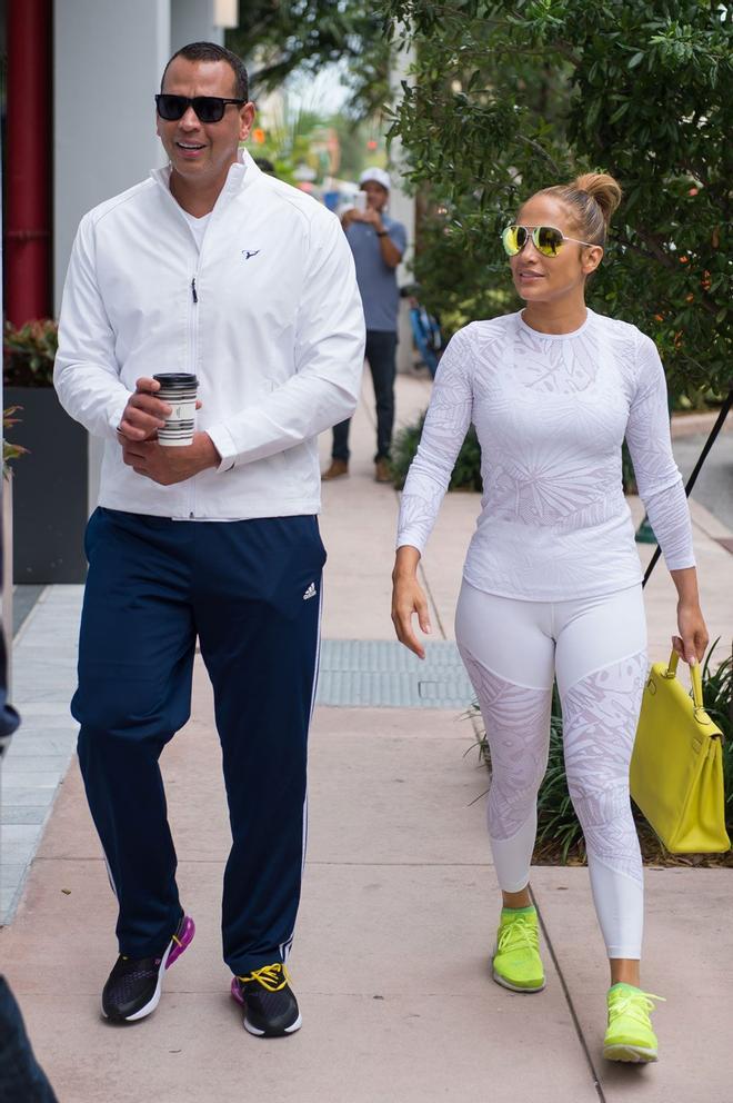 Jennifer Lopez y Álex Rodríguez en Miami