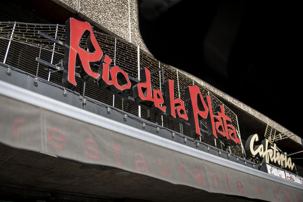 Fachada del Río de la Plata, clásico establecimiento hostelero de Parque Roma