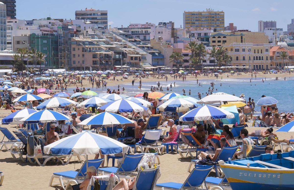 Playa de Las Canteras.