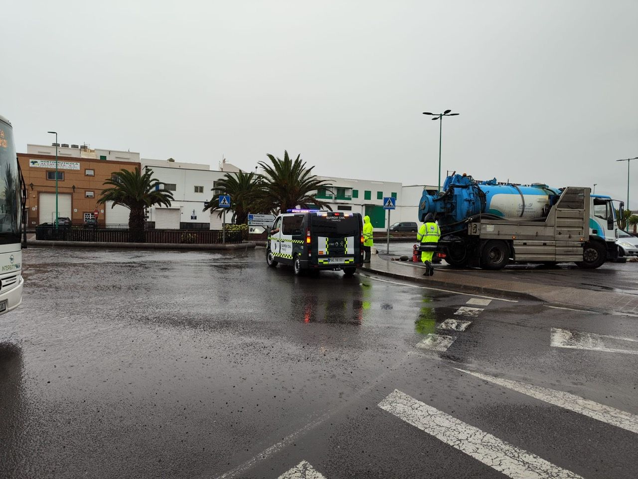 Incidencia de la borrasca 'Hermine' en Lanzarote