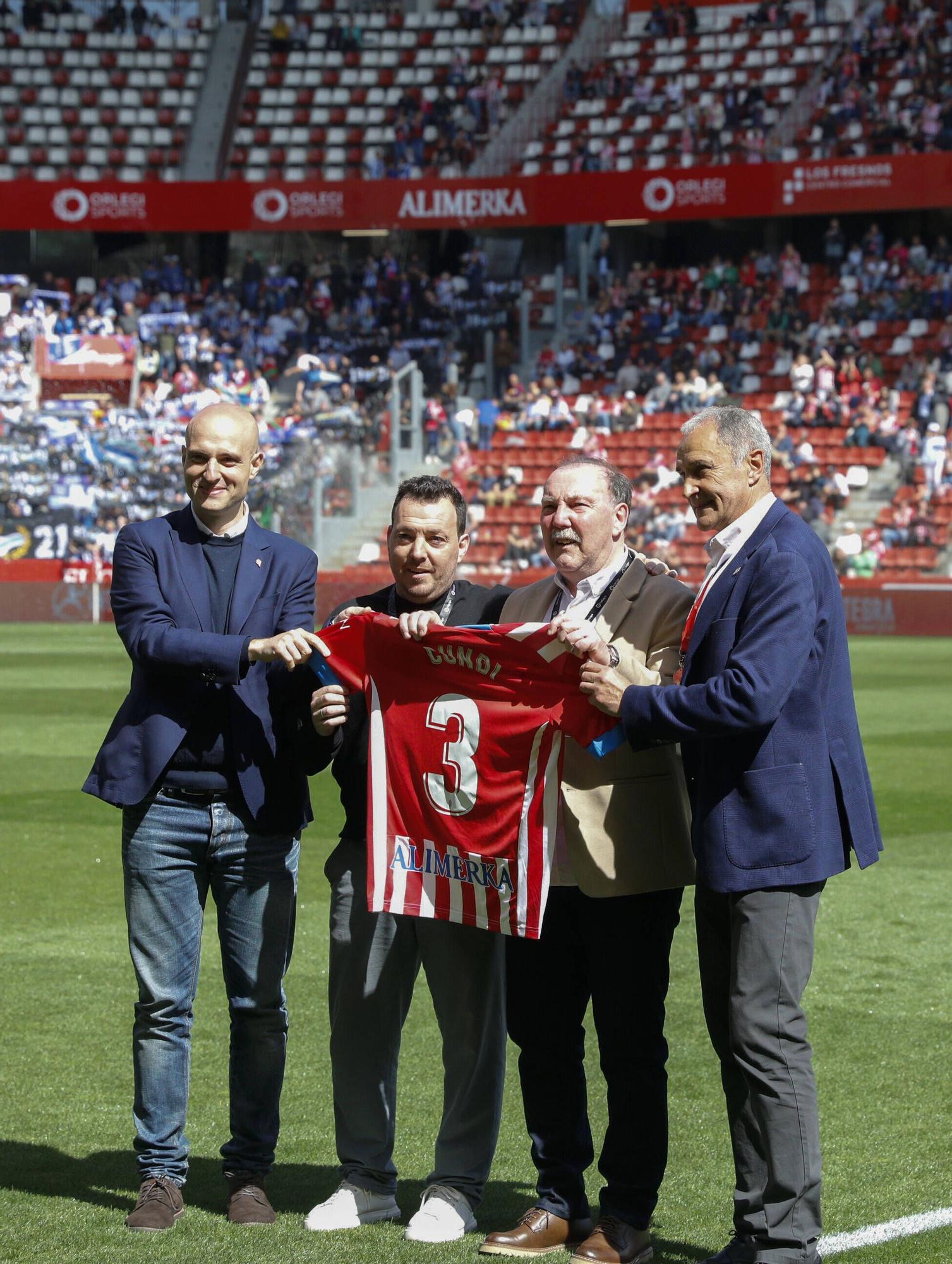 Así fue el encuentro entre el Sporting y el Alavés