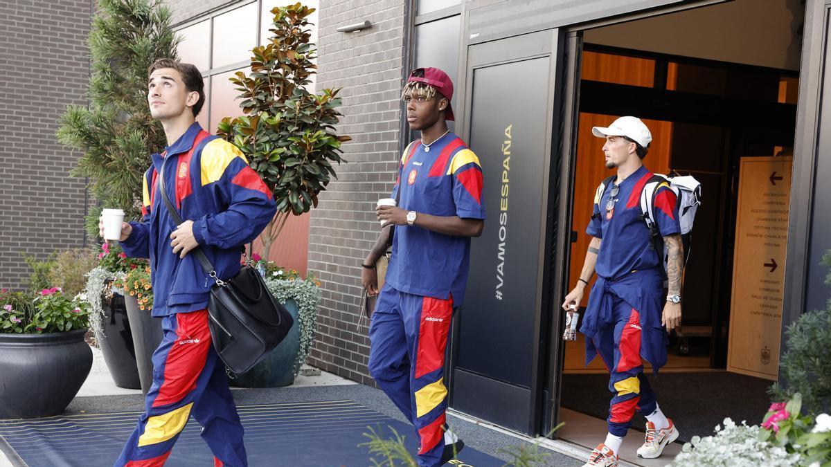 Los jugadores de la selección española se desplazaron a Atlanta
